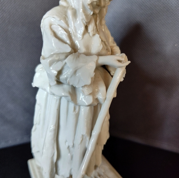 🚨RARE🚨RARE🚨18th-Century Volkstedt "Begger Woman" Blanc De Chine Biscuit MINT - Picture 5 of 13